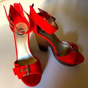 Guess Suede Wedges (Burnt Orange) for Sale!!